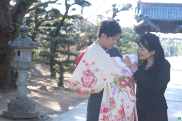 お宮参り 田村神社でお宮参り